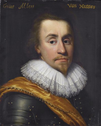 Porträt von Albert (1596–1626), Graf von Nassau-Dillenburg von Jan Anthonisz. van Ravesteyn